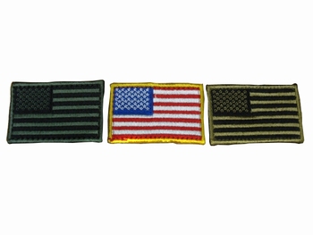 Embroiderd U.S.A Military Flag Patch