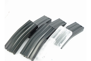 G&G 450R Standard Magazine for GR16 (Black) 5pcs Combo Pack