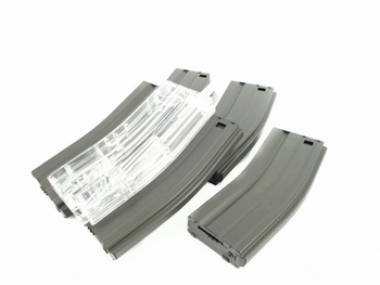 G&G 450R Standard Magazine for GR16 (Gray) 5pcs Combo Pack