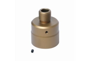 G&G Mock Suppressor Adaptor for MP9 - Desert Tan (14mm CCW)