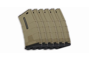 ICS M4 T Low-cap Mag. DE -6pcs/box (45rd)