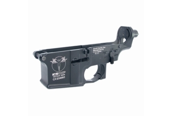 ICS UK1 Lower Receiver Set for Integrated Gearbox Black