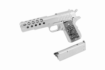 WE-Tech 1911 Hex Cut Gen2 Silver