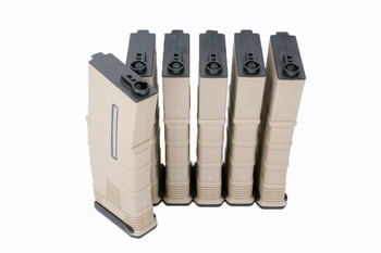 ICS T-Mag Tactical Mid Cap 120rds Tan 6pcs/box