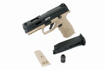 ICS BLE-XFG Gas Blowback Pistol Two-Tone BKTN