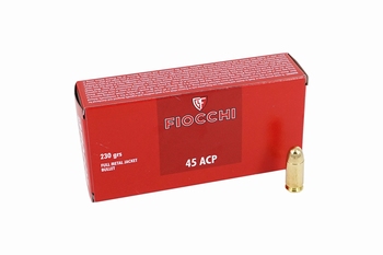 Fiocchi .45ACP FMJ RN 230 Grain(50 rds)