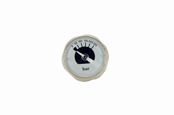 Best Fittings Gauge 0-250BAR 1/8 BSP 23mm Dia