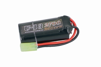 U-13 Li-ion 7,4v 2700mAh 25C Brick 70x38x19,5mm