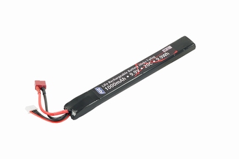ASG Battery 9,9V 1000 mAh 20c LI-FE Stick Deans 175x21x11mm