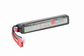ASG 11.1v 1450mAh 30C Stick LiPo 115x24x17mm
