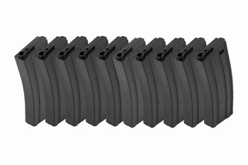 ASG M4 140rds Midcap Mags Box 10pcs Black