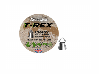 Remington T-Rex Point Pellets, 5.5mm, 250 pcs