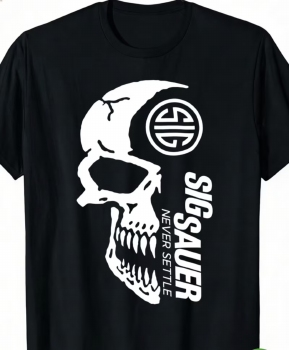 SIG Mesh Skull wit shirt Wit /black  Large
