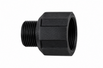 DragonPro silencer adapter 16mm CWW to 14mm CCW Black