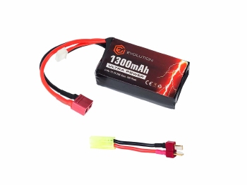Evolution Li-Po 11.1V 1300mAh 20C - 40C (23x35x67mm)