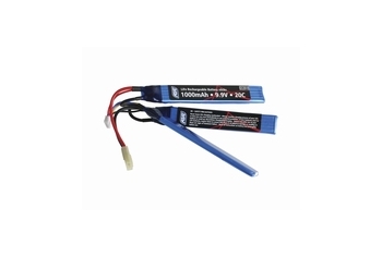 ASG Battery, 9.9v 1000 mAh 20C, Li-Fe, Sticks 25x21x150mm