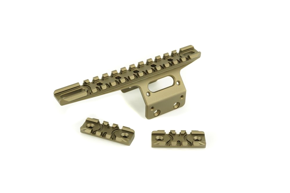 Action Army T10 Front Rail-Tan