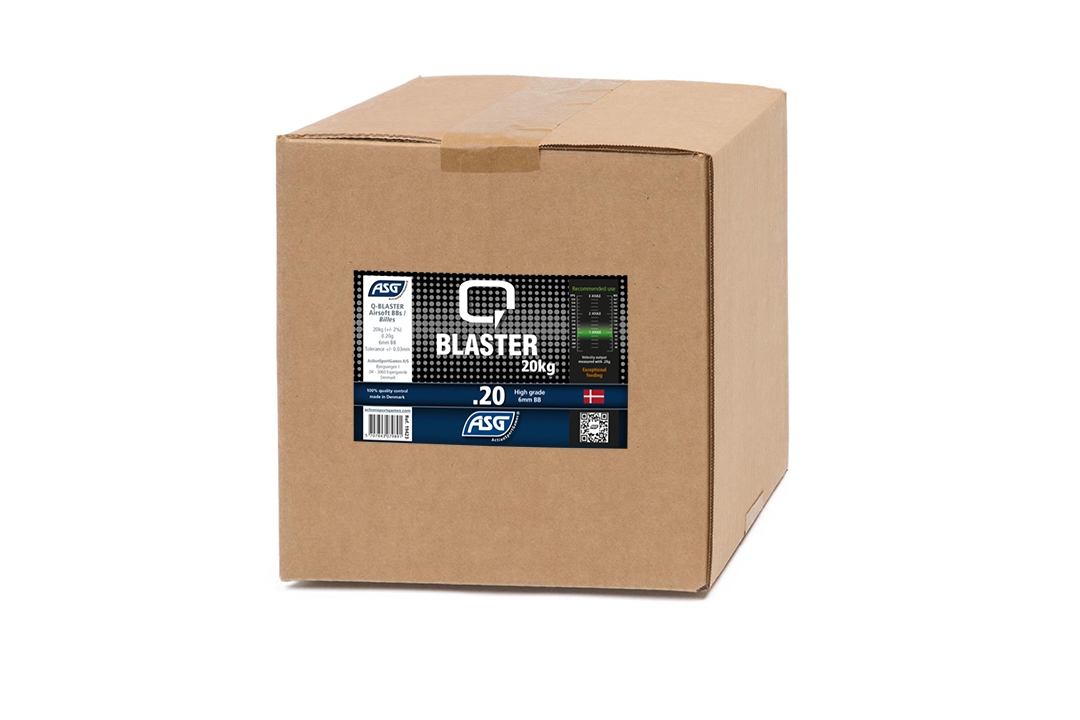 Alpha Blaster BBs, 0.20g, 20 kg box