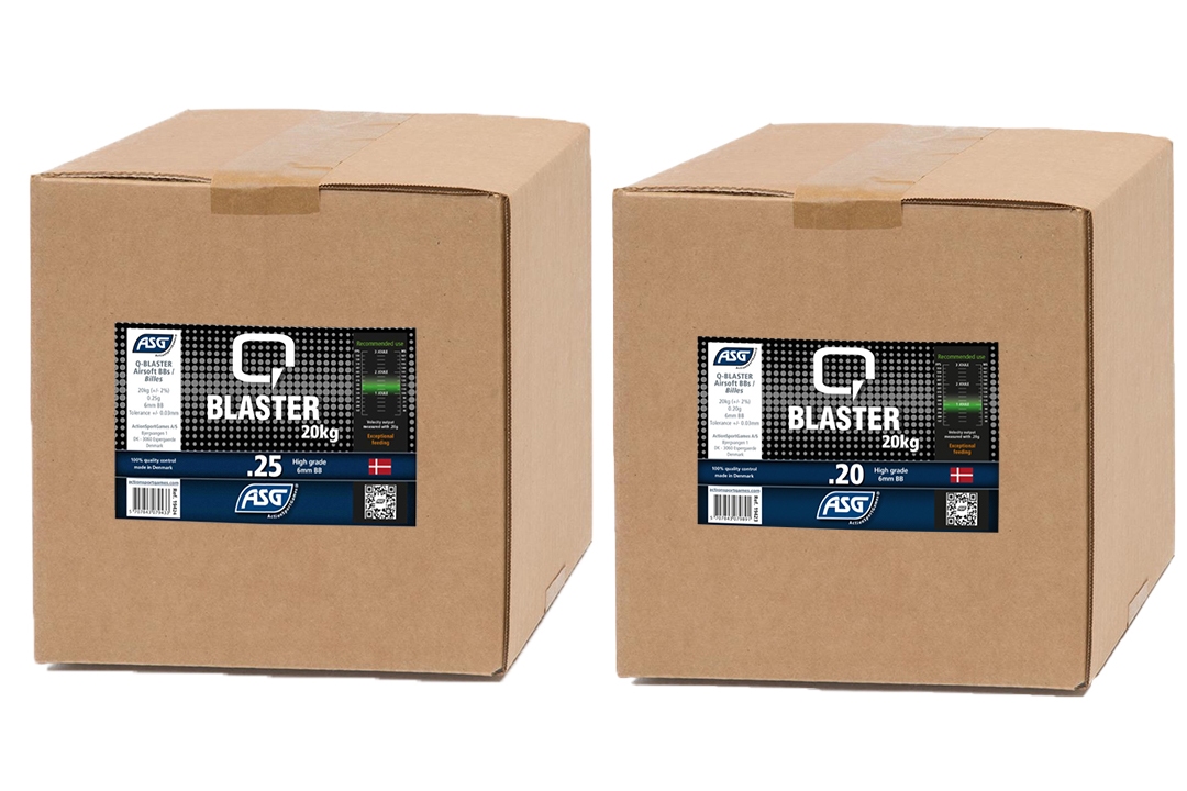 Alpha Blaster BBs, 0.20g, 20 kg box