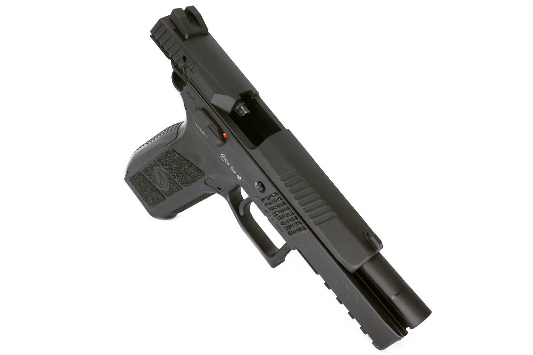 ASG CZ P09 Black, Cased, Metal Slide