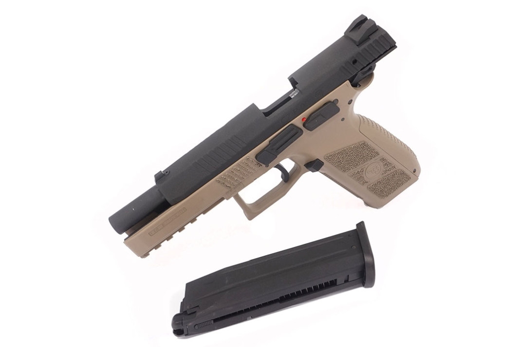 ASG CZ P09 TwoTone, Cased, Metal Slide