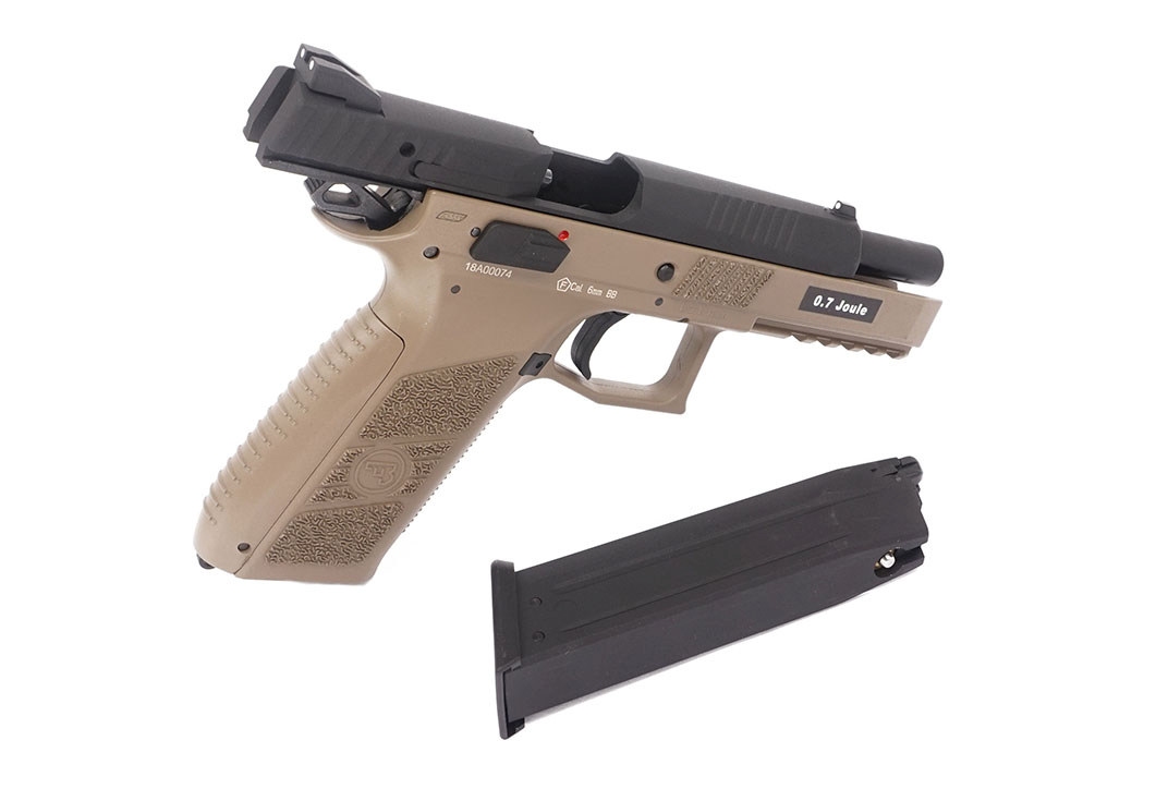 ASG CZ P-09 Two-Tone, Cased, Metal Slide
