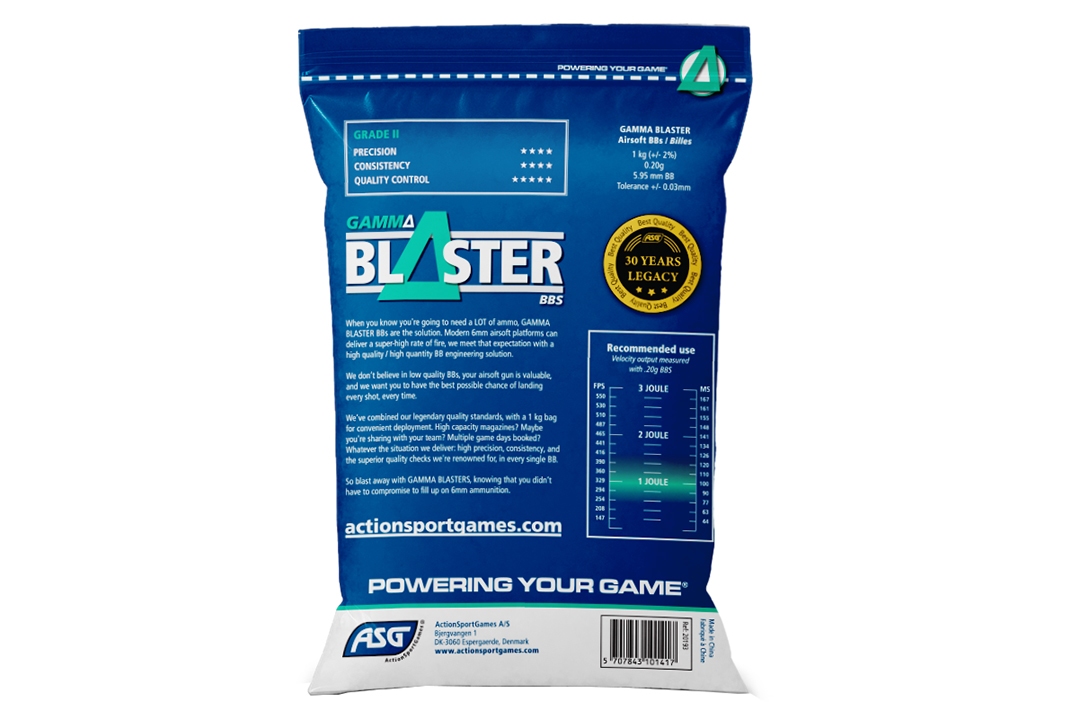 ASG GAMMA Blaster BBs 1kg Bag