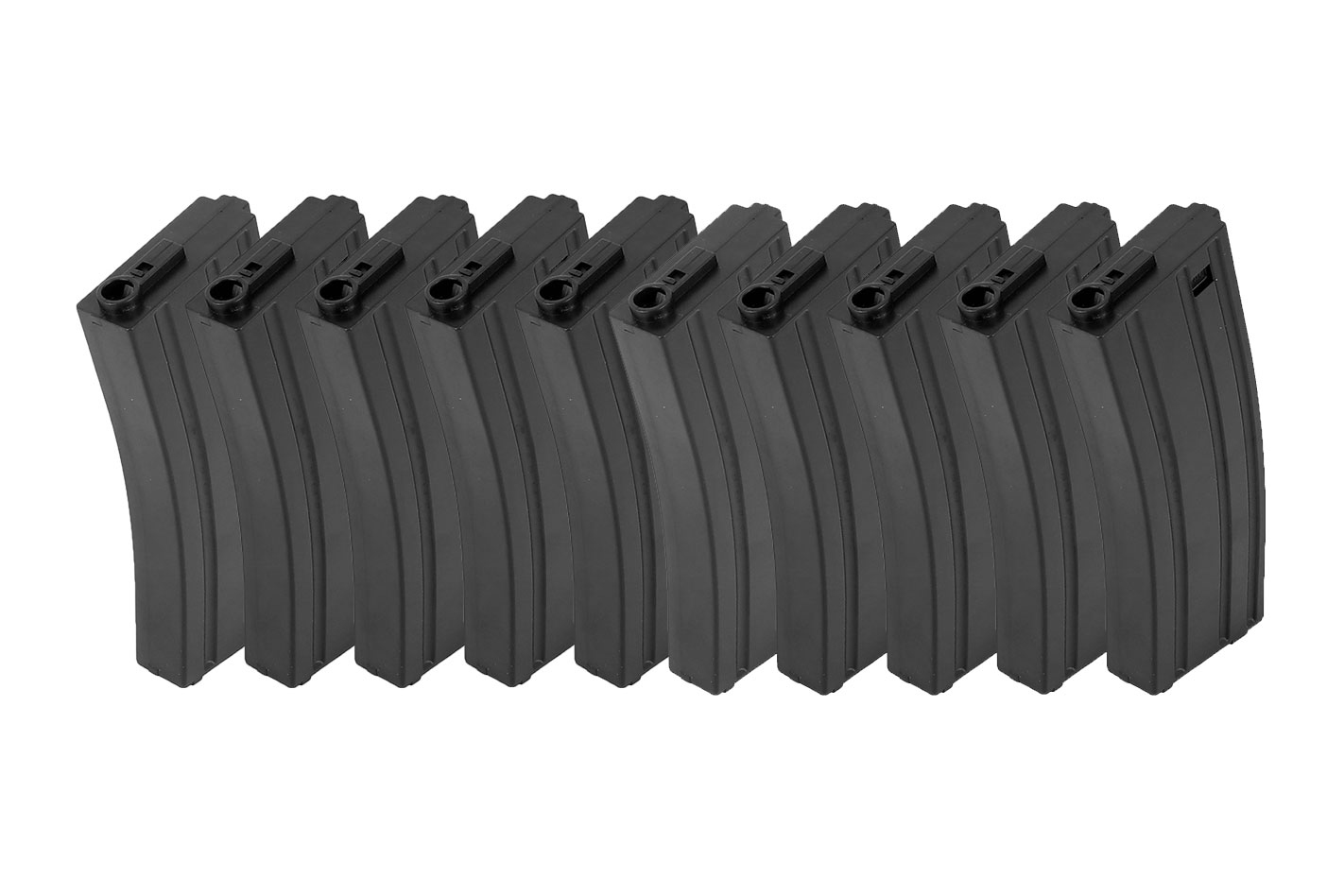 ASG M4 140rds Midcap Mags Box 10pcs Black