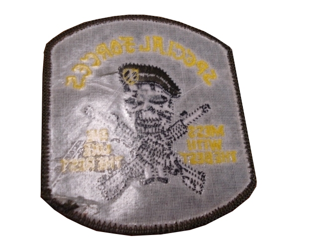 Badge Special forces with skull