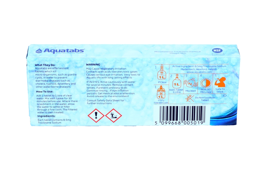 BCB Water Purification Tablets 50pcs CR216