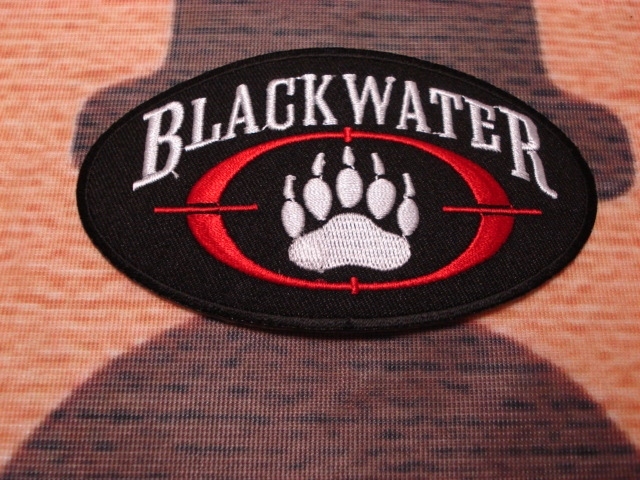 Blackwater Logo Iron on (large)
