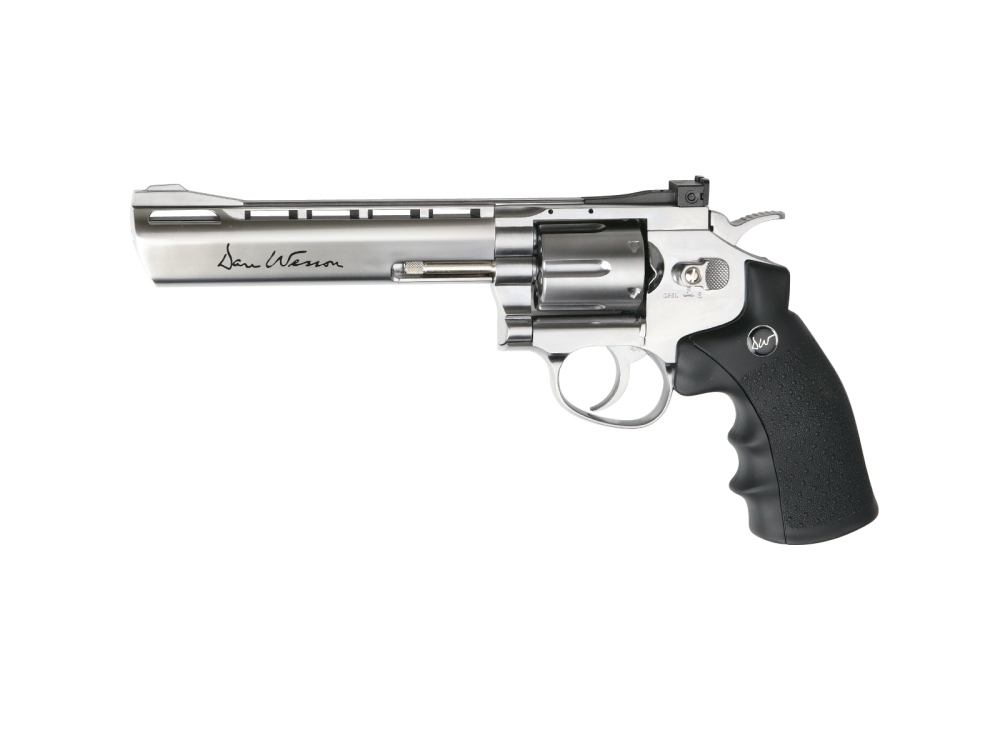 Dan Wesson 6 inch Revolver Silver (High Power) CO2