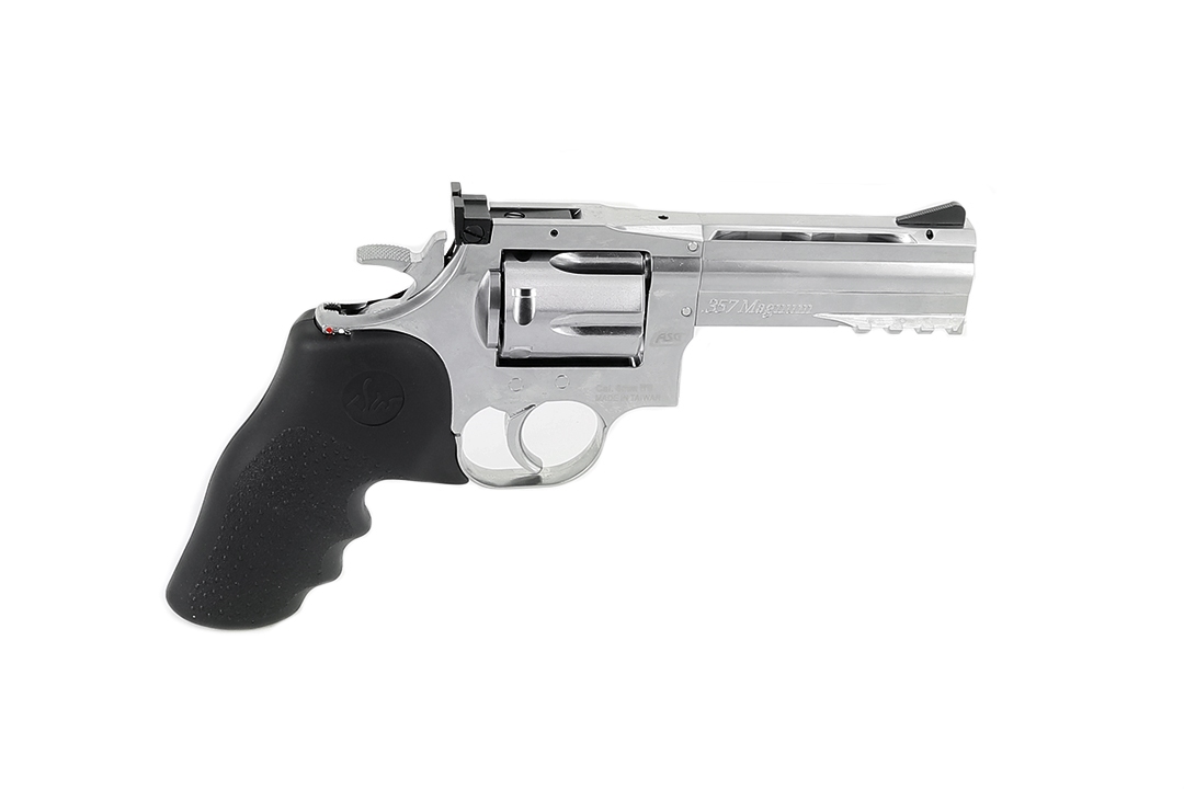 Dan Wesson 715 4 inch Revolver Silver (High Power) CO2