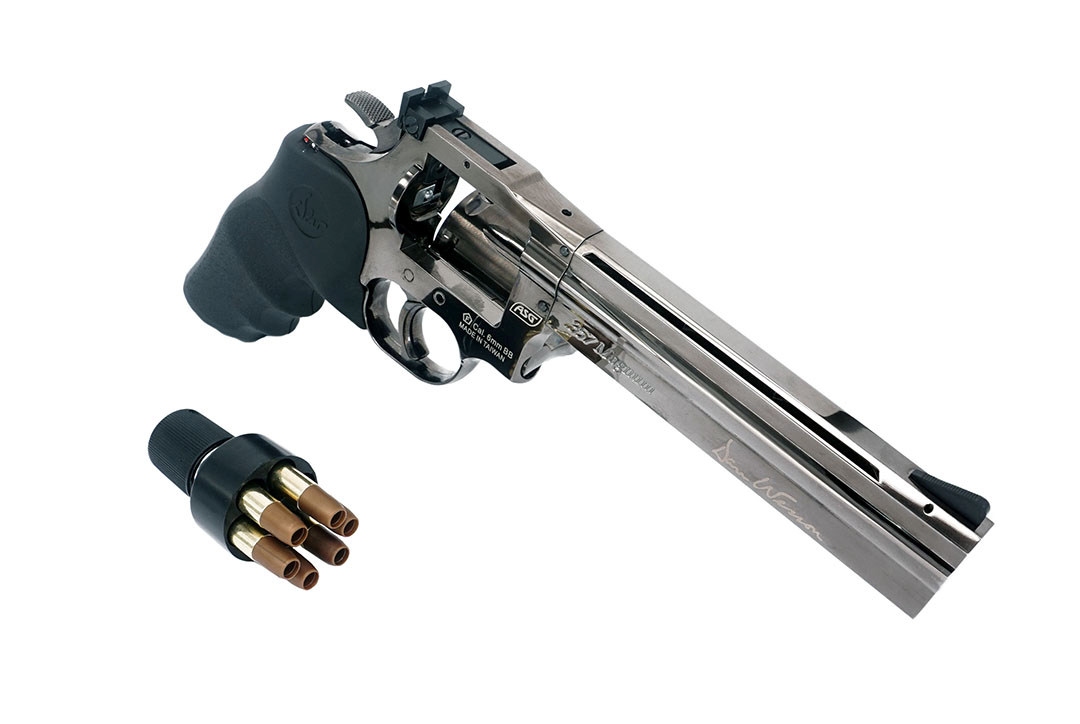 Dan Wesson 715 6 Inch Revolver Steel Gray High Power Co2