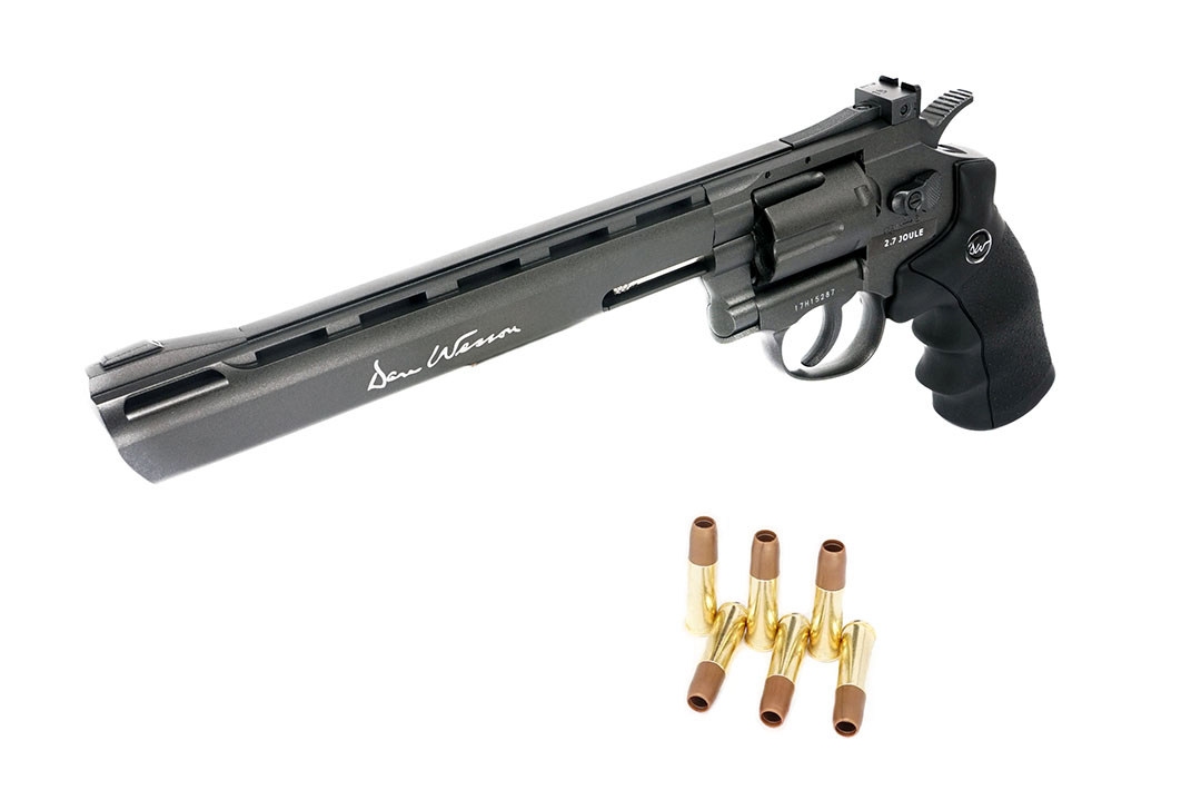 Revolver, GNB.MB.L, CO2, Dan Wesson 8 inches Gre - GBB / SMG