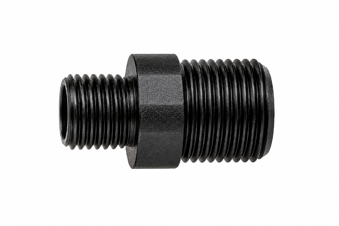 DragonPro silencer adapter 11mm CW to 14mm CCW Black