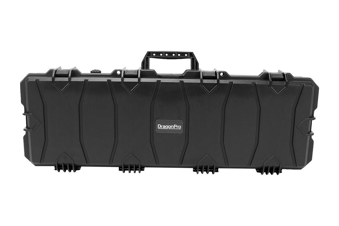 DRAGONPRO Waterproof Rifle Case 100x35x14cm Black