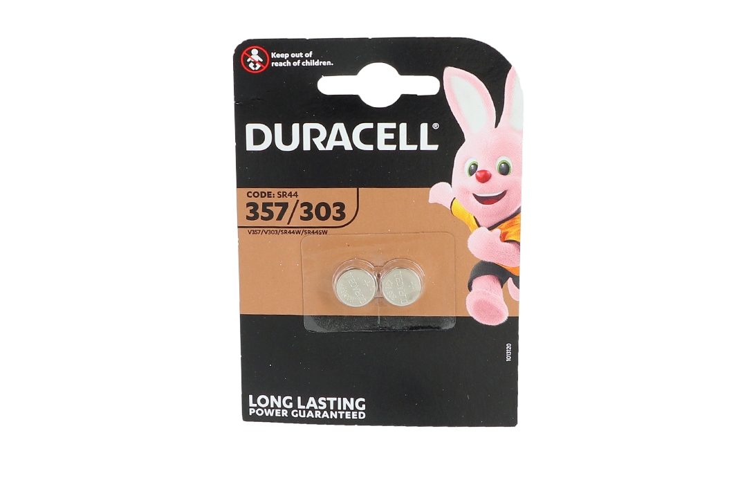 Duracell 357/303/SR44 (2-Pack)