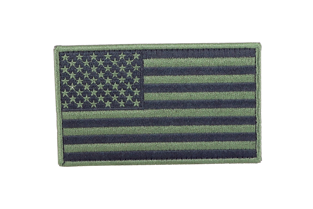 Embroiderd U.S.A Military Flag Patch