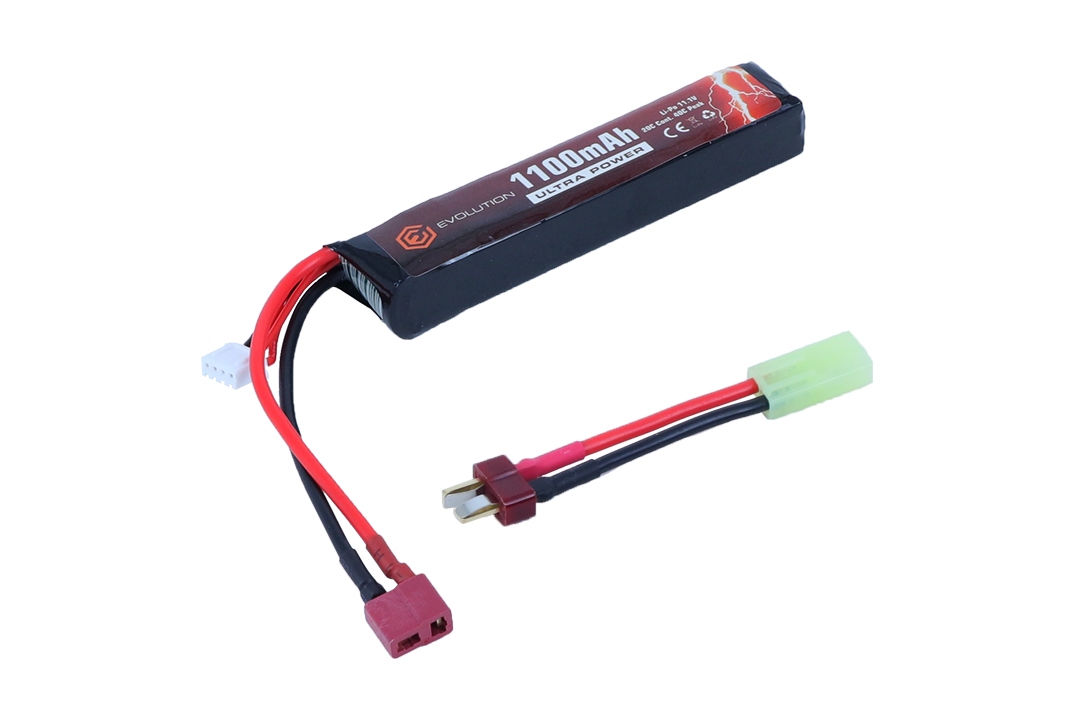 Evolution LiPo 11.1V 1100mAh 20-40C Stick Type Deans