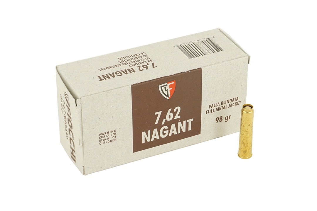 Fiocchi 7,62 nagant FMJ 98 grain (50 Rnd)