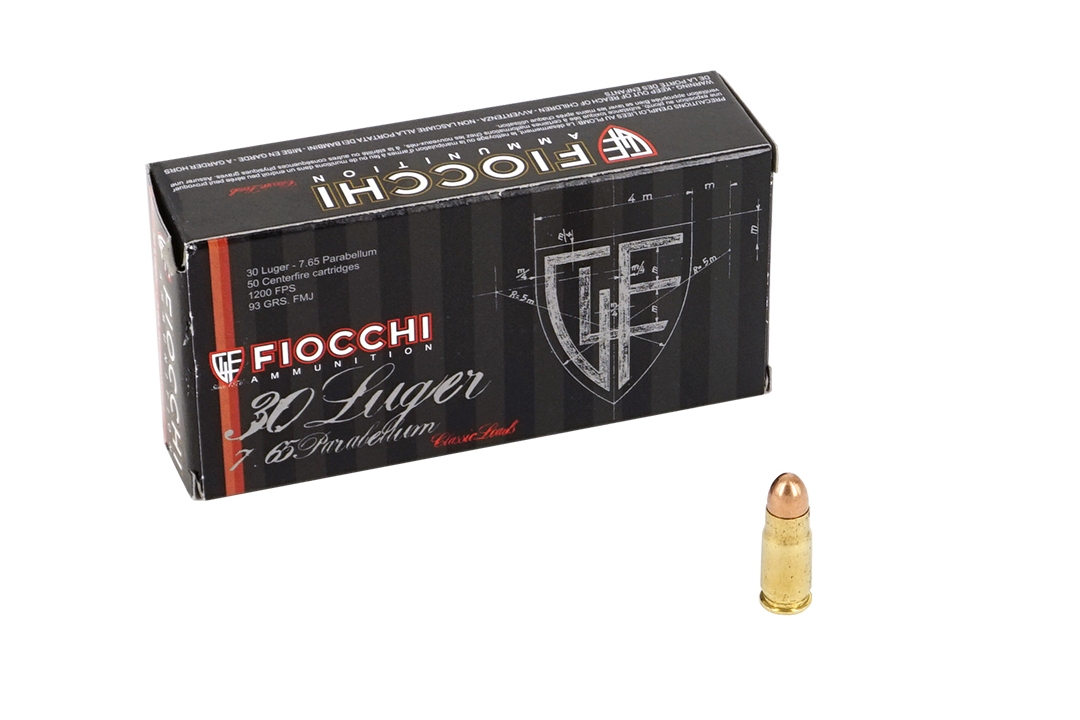 Fiocchi 7,65 Parabellum 93Grain FMJ (50stuks)