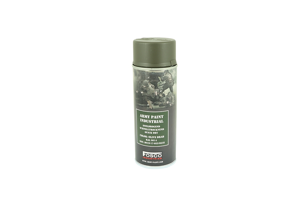 Fosco Spray Can Paint 400ml RAL 6014 Olive Drab