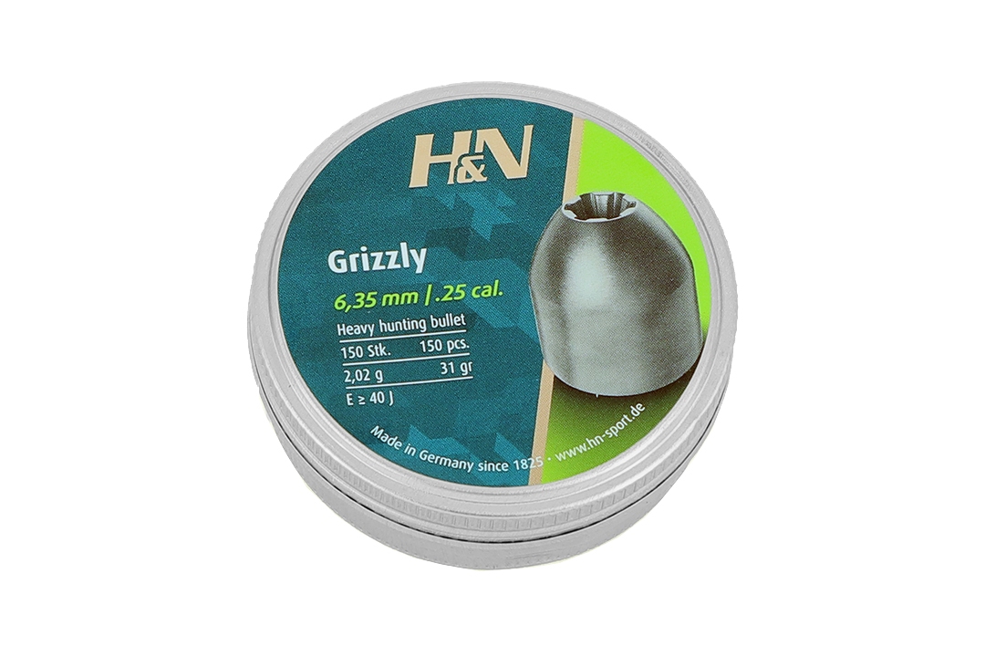 H&N Grizzly 6.35mm / .25 cal.