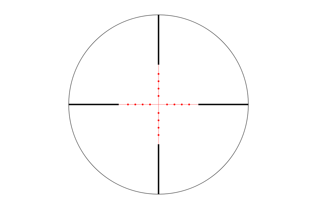 Hawke Vantage 3-9x40 AO IR Mil Dot (R)