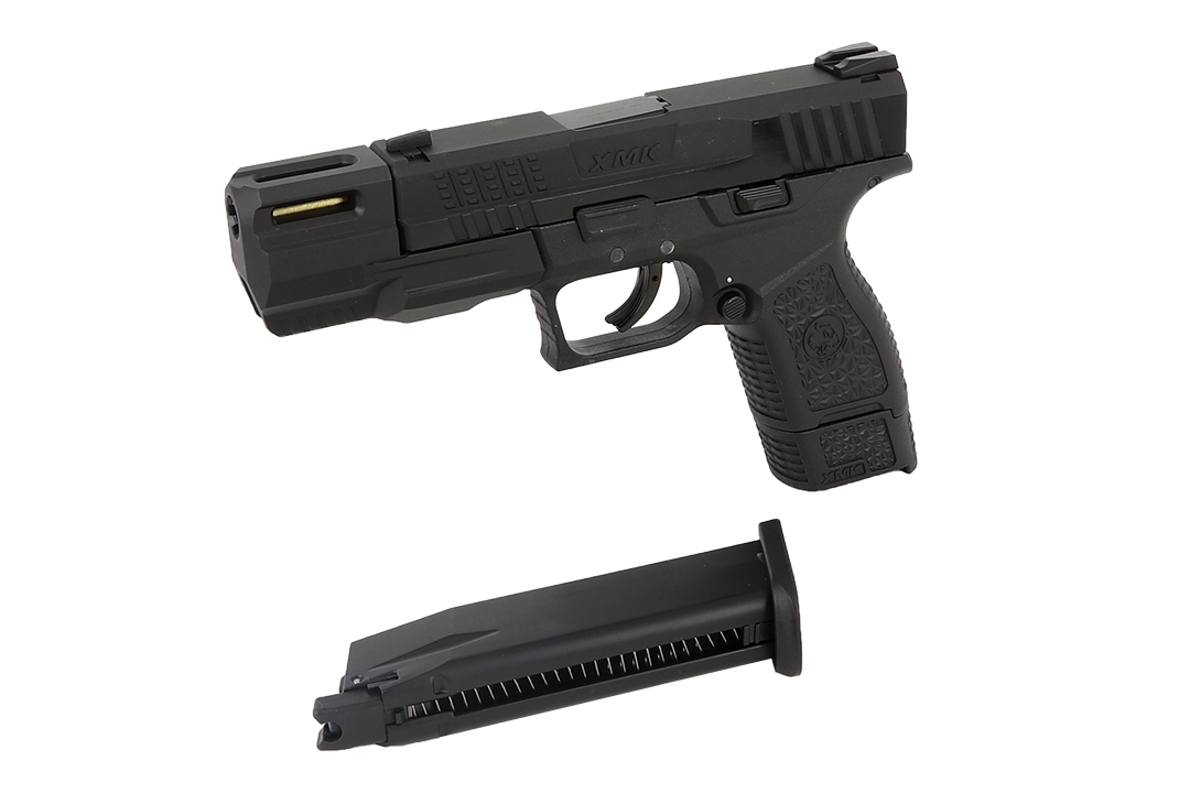 ICS BLE-XMK Gas Blowback Pistol Black CO2