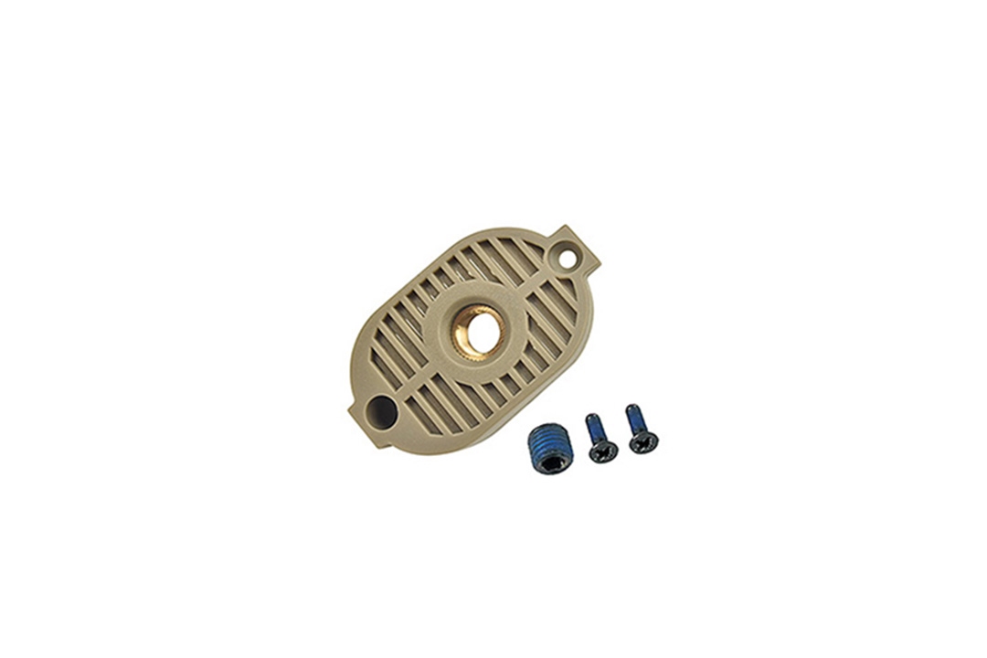 ICS CS4 MTS Tactical Grip Butt Cap-TAN