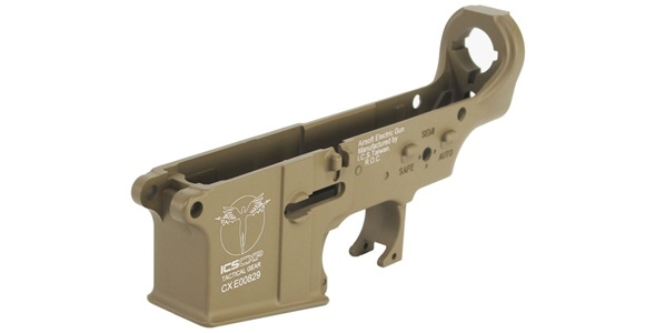 ICS NON EBB CXP Metal Lower Receiver- TAN