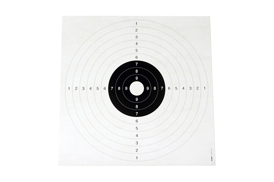 Kruger 25/50m Pistol & 100m Rifle Targets 53x53cm