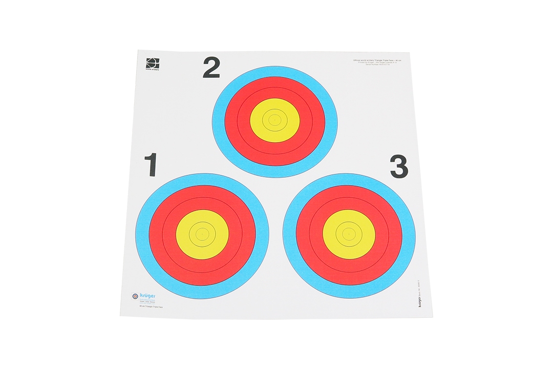 Kruger WA 3-Boogschiet 18m Target VEGAS 45x45cm